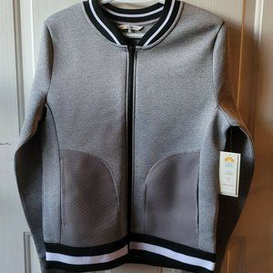 C&C California Women's Athletic Jacket Zip-Up Gray